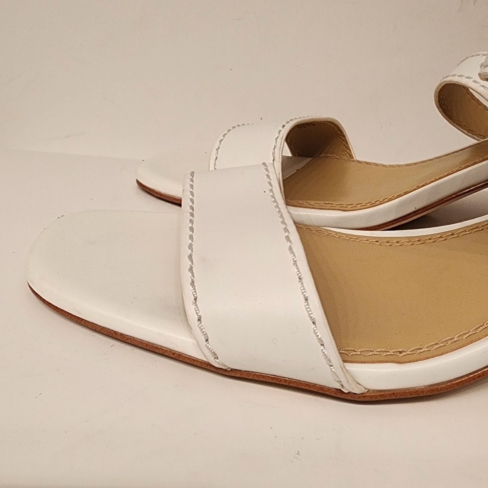 Michael Kors Ashton Crisscross Sandals Women’s White Size 10 - Picture 11 of 15